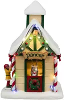 Lemax dancer's den verlicht kerstdorp tafereel Santa's Wonderland 2024 - afbeelding 5