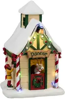 Lemax dancer's den verlicht kerstdorp tafereel Santa's Wonderland 2024 - afbeelding 1