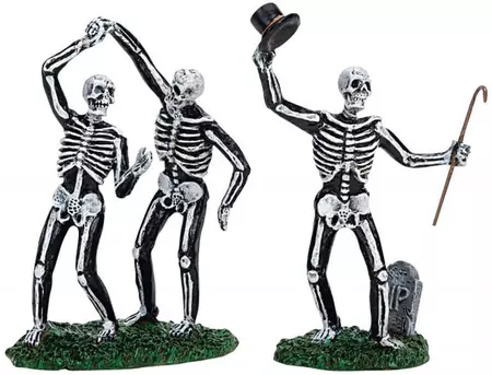 Lemax dancing skeletons s/2 figuur Spooky Town 2007