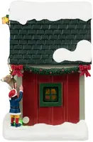 Lemax dasher's den verlicht kerstdorp tafereel Santa's Wonderland 2024 - afbeelding 3