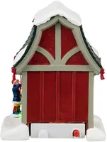 Lemax dasher's den verlicht kerstdorp tafereel Santa's Wonderland 2024 - afbeelding 4