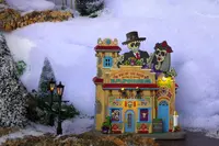Lemax day of the dead emporium verlicht huisje Spooky Town 2024 - afbeelding 4