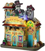 Lemax day of the dead emporium verlicht huisje Spooky Town 2024 - afbeelding 1