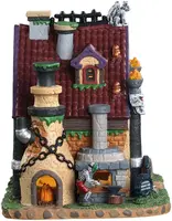 Lemax death´s door cemetery gates, b/o led verlicht huisje Spooky Town 2020 - afbeelding 2