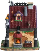 Lemax death´s door cemetery gates, b/o led verlicht huisje Spooky Town 2020 - afbeelding 3