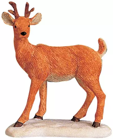 Lemax deer on the hoof kerstdorp figuur type 1 1999 - afbeelding 1