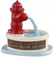 Lemax dog park water fountain kerstdorp accessoire 2021