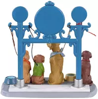 Lemax dog parking kerstdorp tafereel Caddington Village  2021 - afbeelding 4
