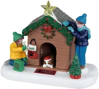 Lemax doghouse christmas kerstdorp tafereel 2025 - afbeelding 2