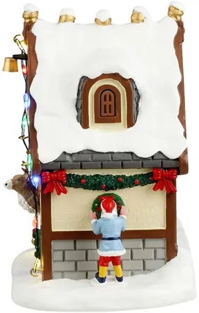 Lemax donner's den verlicht kerstdorp tafereel Santa's Wonderland 2024 - afbeelding 3