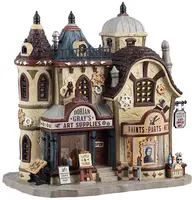 Lemax dorian gray's art supplies verlicht huisje Spooky Town 2025