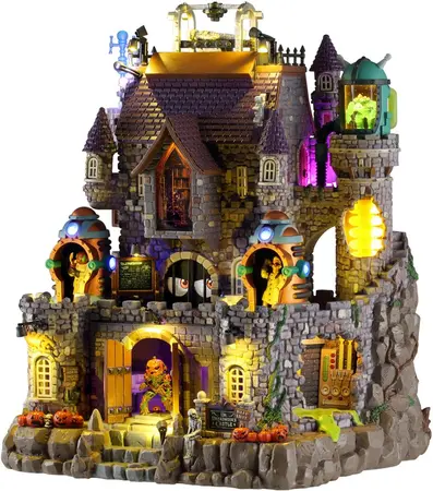 Lemax dr. dreadmoor's castle bewegend huisje Spooky Town 2026