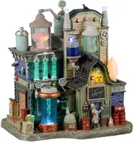 Lemax dr. gory's laboratory verlicht huisje Spooky Town 2022