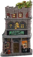 Lemax dragon´s lair potions & spells, b/o led verlicht huisje Spooky Town 2020 - afbeelding 2