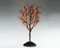 Lemax dry tree with orange lights verlichte boom Spooky Town 2025