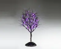 Lemax dry tree with purple lights verlichte boom Spooky Town 2025