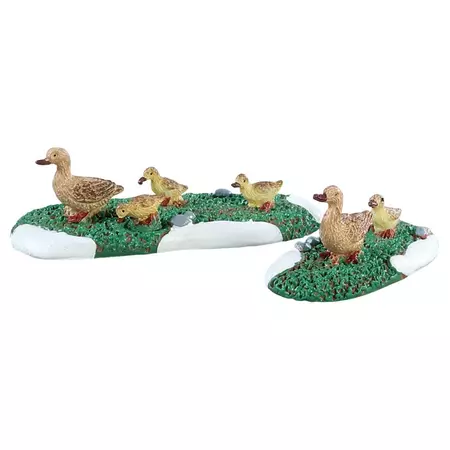 Lemax ducks s/2 kerstdorp figuur type 3 Caddington Village 2018