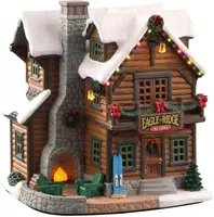 Lemax eagle ridge ski lodge verlicht kersthuisje Vail Village 2020