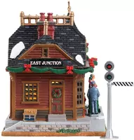 Lemax east junction station verlicht kersthuisje Caddington Village 2018 - afbeelding 3