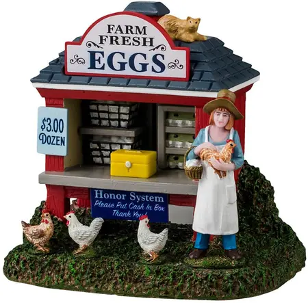 Lemax egg-cellent egg stand kerstdorp tafereel Harvest Crossing 2024 - afbeelding 1