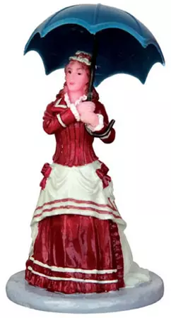 Lemax elegant lady kerstdorp figuur type 1 Caddington Village 2014