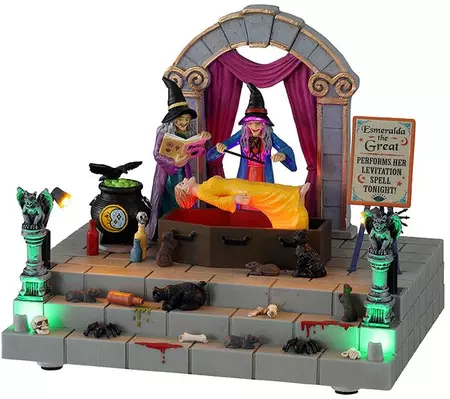 Lemax esmeralda the great bewegend tafereel Spooky Town 2022