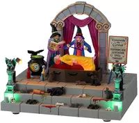 Lemax esmeralda the great bewegend tafereel Spooky Town 2022