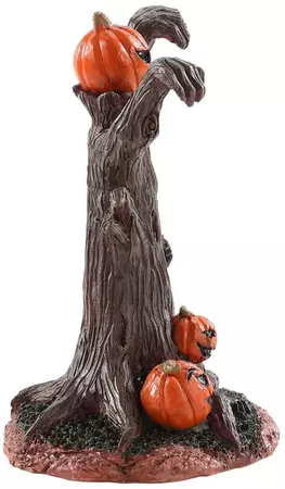 Lemax evil pumpkin tree tafereel Spooky Town 2018 - afbeelding 3