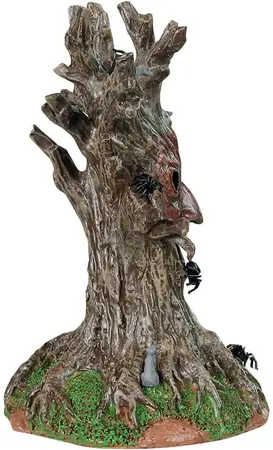 Lemax evil spooky tree tafereel Spooky Town 2024 - afbeelding 2