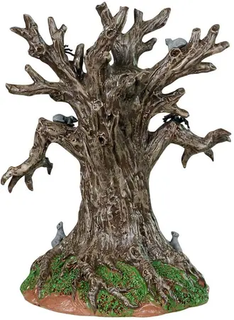 Lemax evil spooky tree tafereel Spooky Town 2024 - afbeelding 4