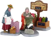 Lemax fabric vendor s/3 kerstdorp figuur type 5 Caddington Village 2020