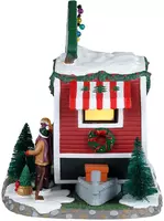 Lemax farm fresh christmas trees verlicht kersthuisje Vail Village 2023 - afbeelding 3