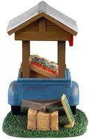 Lemax farm fresh vegetable trailer kerstdorp tafereel Harvest Crossing 2021 - afbeelding 2