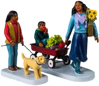 Lemax farmer's market saturday s/2 kerstdorp figuur type 4 Harvest Crossing 2024