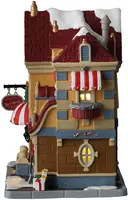 Lemax father christmas gift shop verlicht kersthuisje Caddington Village 2026 - afbeelding 3