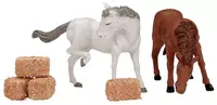 Lemax feed for the horses s/6 kerstdorp figuur type 3 Harvest Crossing 2001