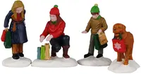 Lemax festive holiday shoppers kerstdorp figuur type 4 Vail Village 2026