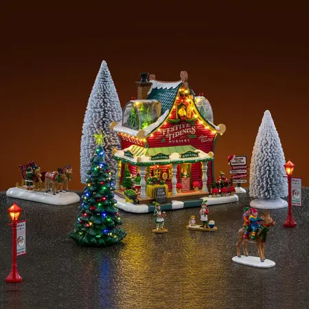 Lemax festive tidings nursery set Santa's Wonderland 2026 - afbeelding 1