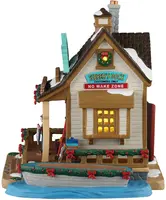 Lemax fibber's fish shack verlicht kersthuisje Vail Village 2025 - afbeelding 4