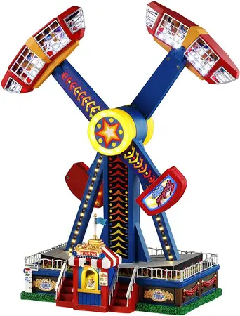 Lemax fireball frenzy bewegend kersthuisje Carnival 2025 - afbeelding 2