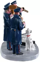 Lemax firehouse band kerstdorp tafereel Caddington Village 2019 - afbeelding 3