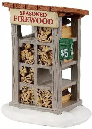 Lemax firewood for sale kerstdorp accessoire Harvest Crossing 2022