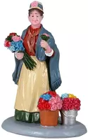 Lemax flower seller kerstdorp figuur type 2 Caddington Village 2021