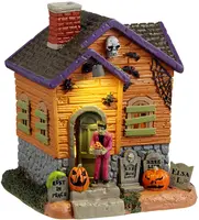 Lemax frank's treats, ac adaptable verlicht tafereel Spooky Town 2024 - afbeelding 1