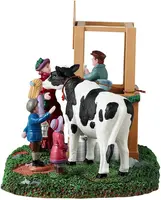 Lemax fresh milk stall kerstdorp tafereel Caddington Village 2024 - afbeelding 3