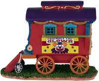 Lemax friendly the clown caravan kerstdorp tafereel Carnival 2024 - afbeelding 4