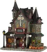 Lemax frightful fangs dentistry verlicht huisje Spooky Town 2026 - afbeelding 1