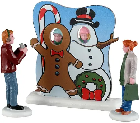 Lemax frosty photo op kerstdorp figuur type 5 Harvest Crossing 2026