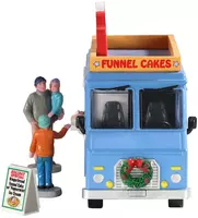 Lemax funnel cakes food truck s/4 kerstdorp tafereel 2019 - afbeelding 2
