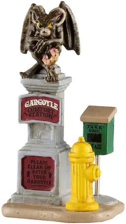 Lemax gargoyle comfort station accessoire Spooky Town 2026